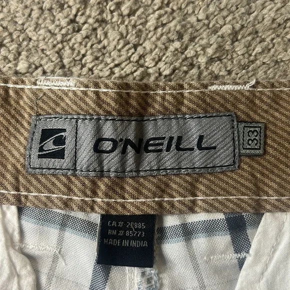 Men’s 33 O’Neill White Shorts - Picture 7 of 7